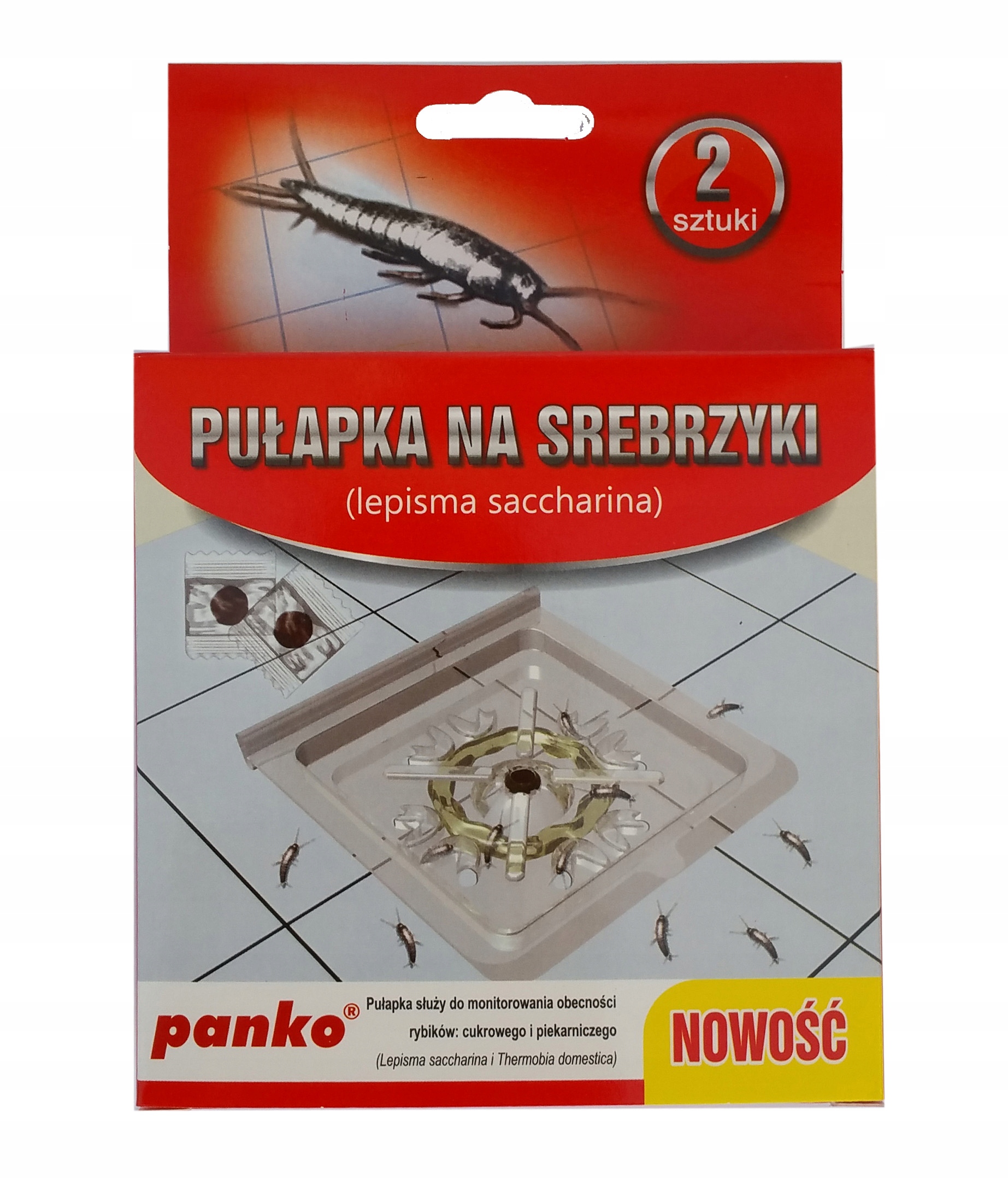 

Rybiki Pułapka Łapka Lep Na Srebrzyki Z Wabikiem 2