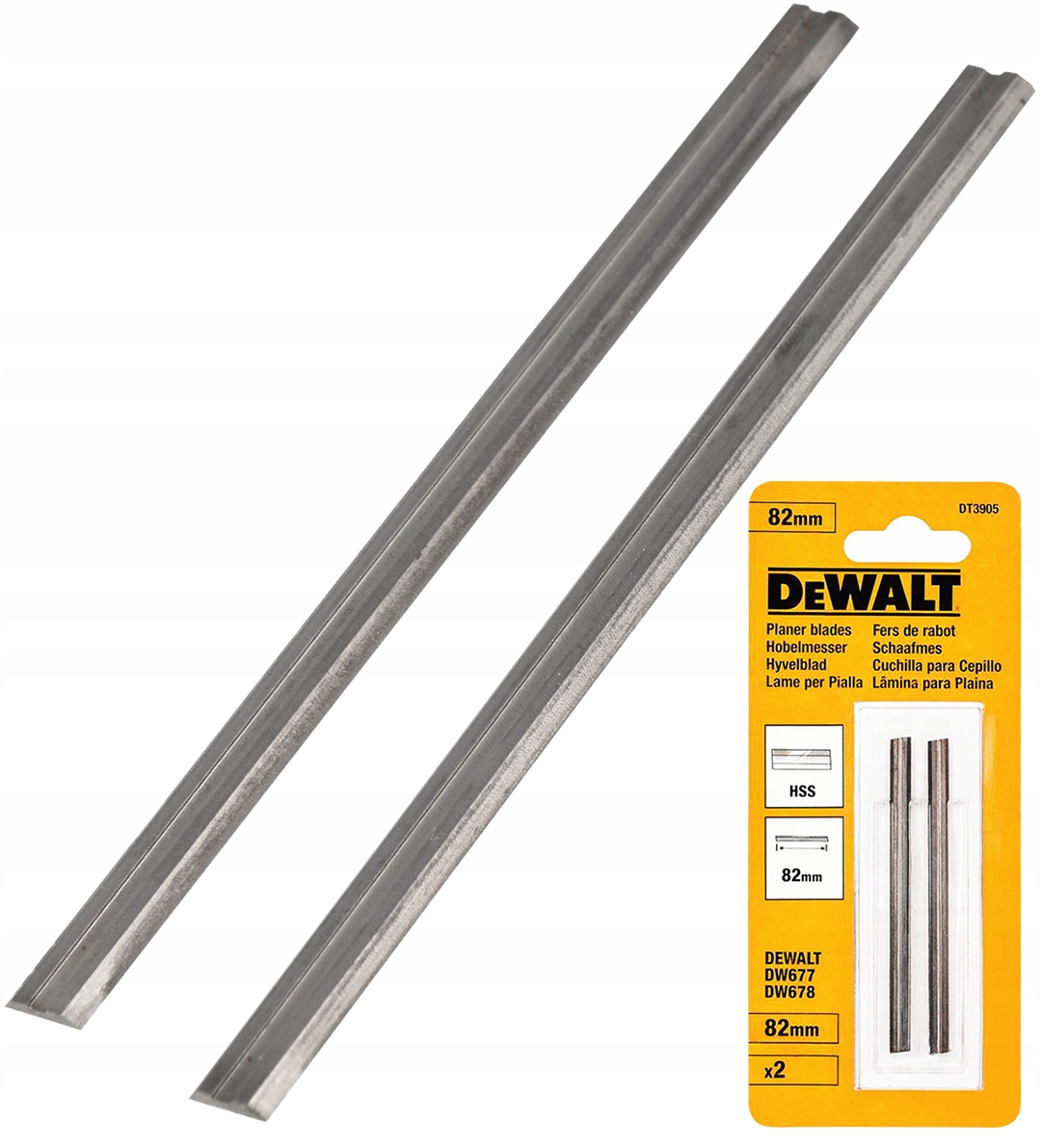 

Noże ostrza do struga Hss 82mm DeWalt DT3905
