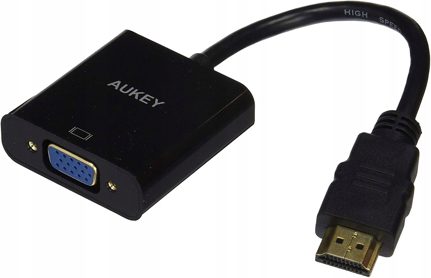 Aukey CB V4 ES N Adapter przej ciowka HDMI na VGA Sklep Opinie Cena w Allegro.pl