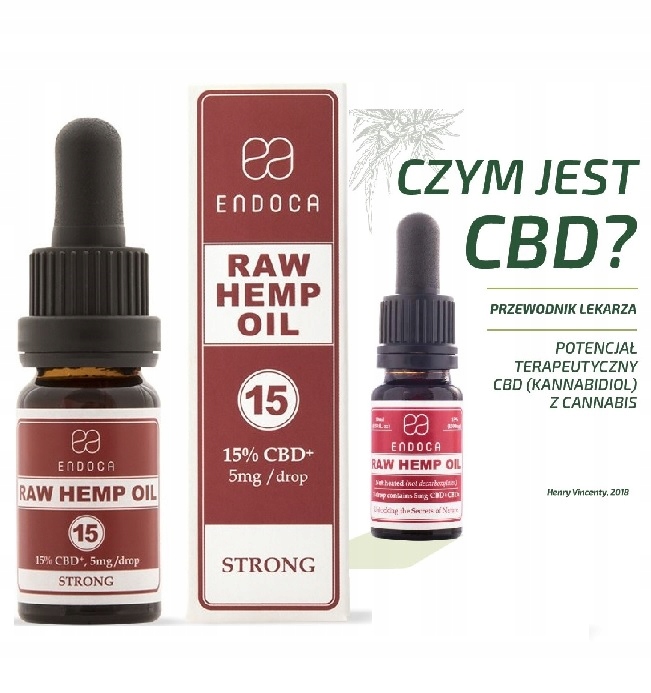 

Olejek Konopny Raw 15% Cbd+cbda Endoca