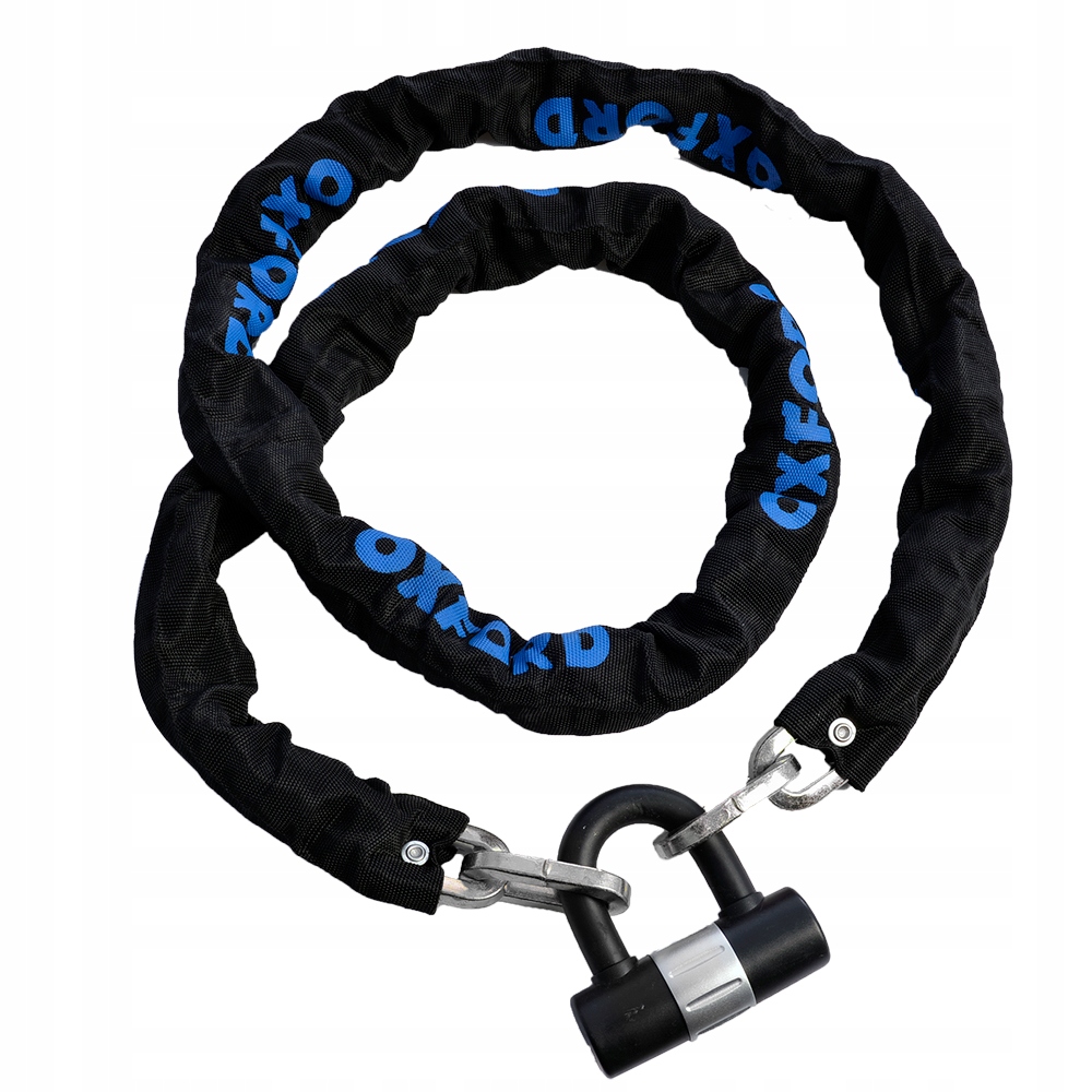 OXFORD HEAVY lancuch zabezpieczajacy z klodka 1 5m