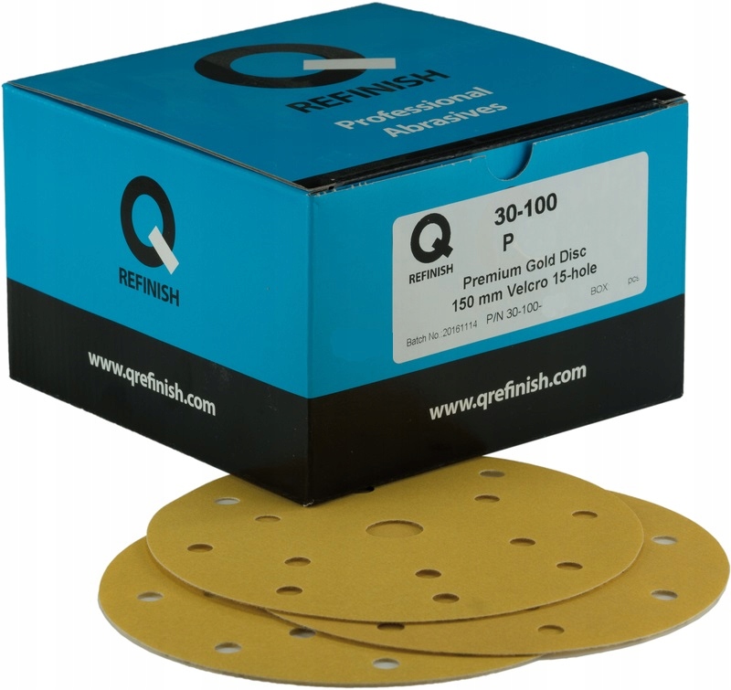 

Krążek papier ścierny Gold 150mm P120 15otw.100szt