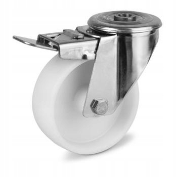 Otočné Kolo Otvor Brzdy Fi 80 Nerezové 150 Kg