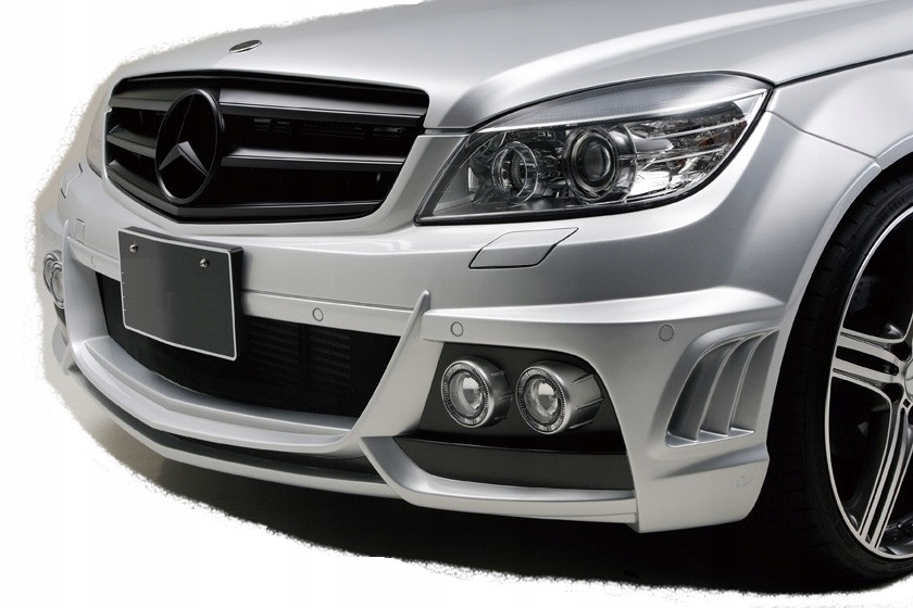 MERCEDES W204 ZDERZAK PRZEDNI PRZÓD TUNING WALD+