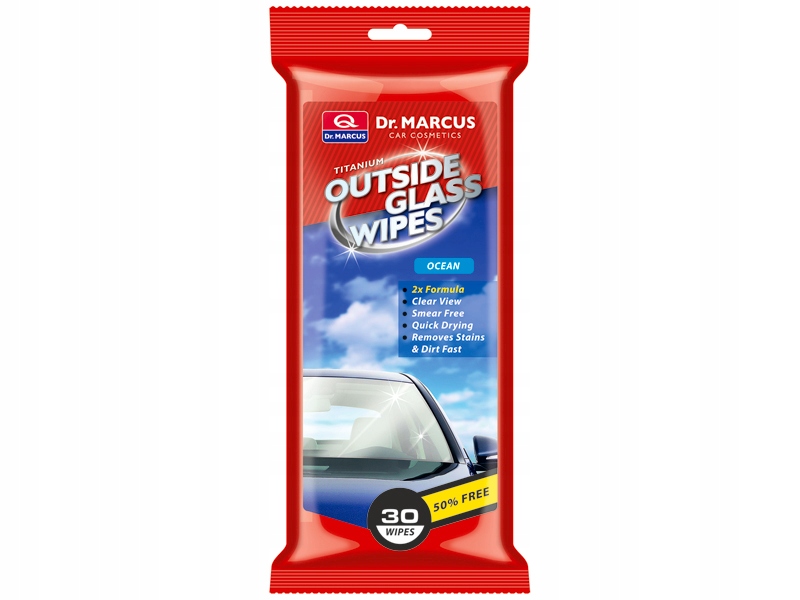 CHUSTECZKI DO AUTA SZYBY WNĘTRZE 30szt OCEAN