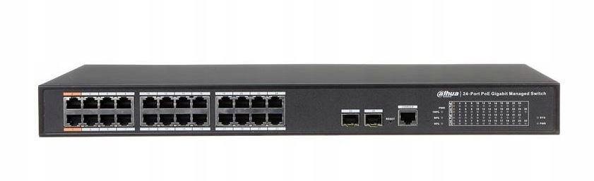 Switch 24 Portowy 2x Sfp Dahua PFS4226-24GT-240