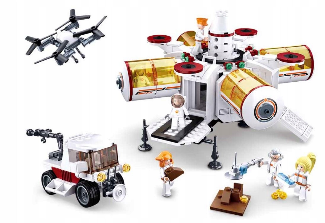 

Klocki Sluban Baza Stacja Mars Księżyc Kosmos 733