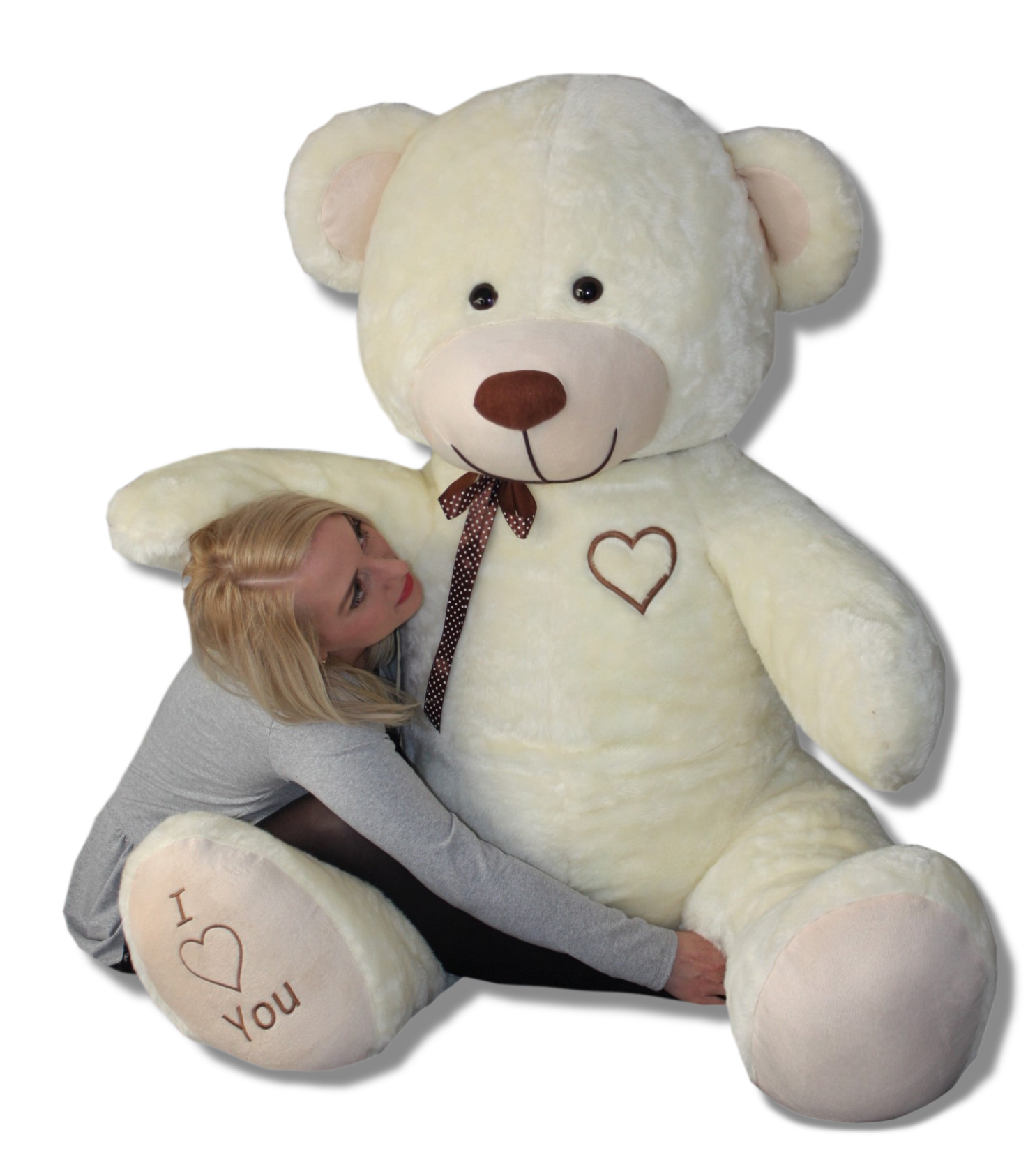 DUŻY MIŚ PLUSZOWY MASKOTKA GIGANT DUŻE SERCE Bohater inny