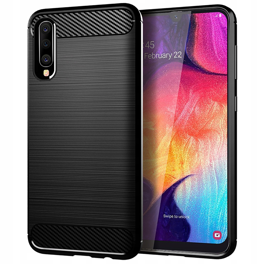

Etui do Galaxy A50, Tpu Carbon, case cover obudowa