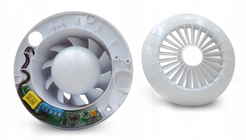 Wentylator sufitowy airRoxy Arid 100 TS BB (timer) Średnica 100 mm