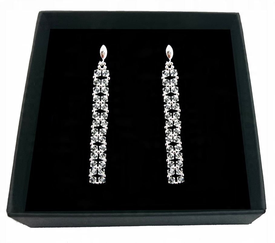 

Kolczyki z kryształów Swarovski długie 805