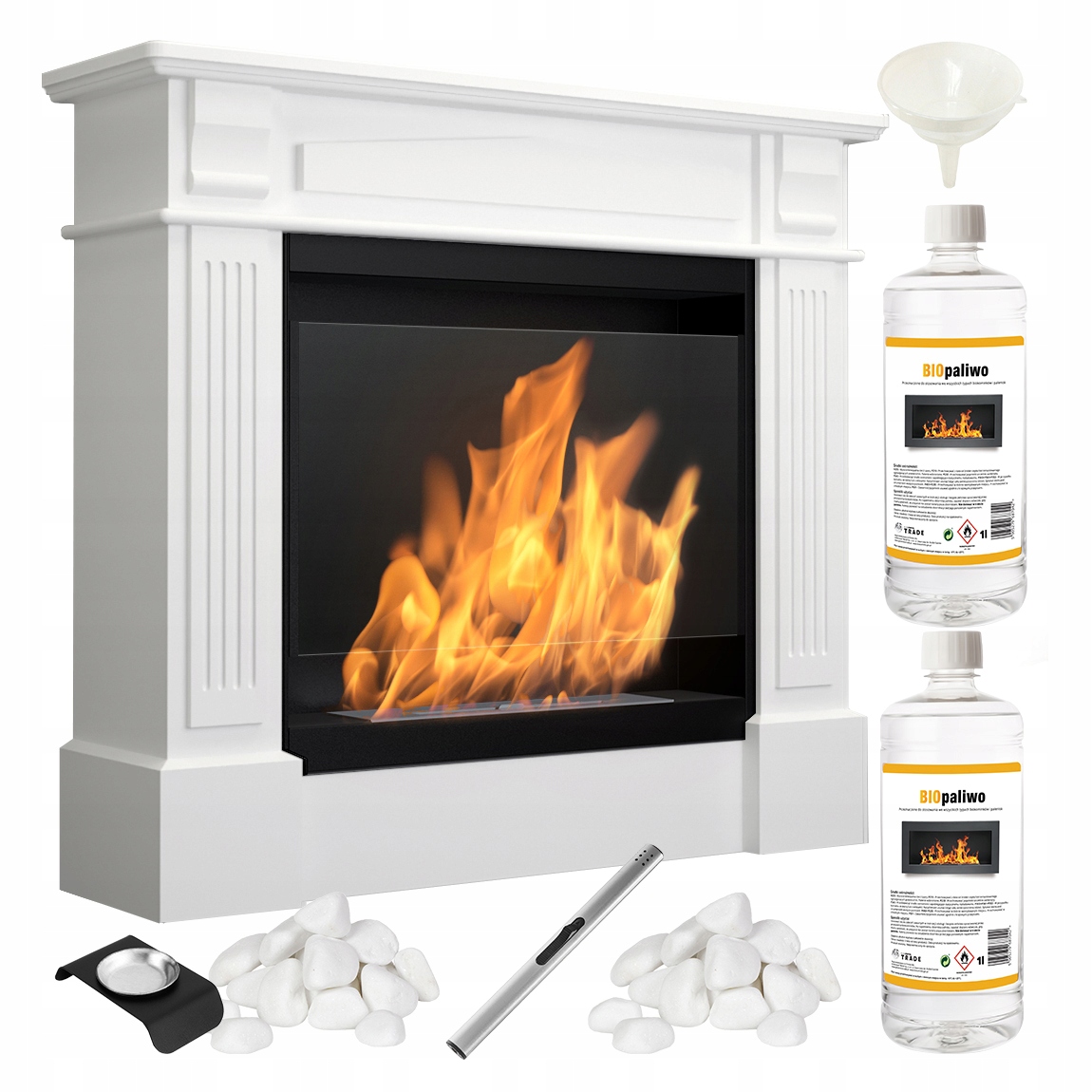 Biokrb S Sklem bílý stojící portálový Verona