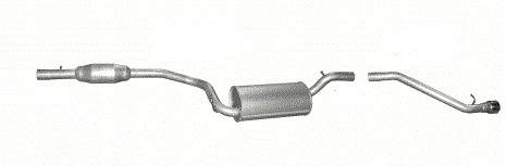 Глушители КПЛ. + труба КН. Mazda 3.2,0 03-09р.