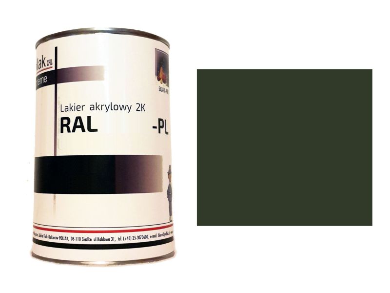 Lakier Akrylowy 2K RAL 6009 ZIELONY JODLOWY 4 L