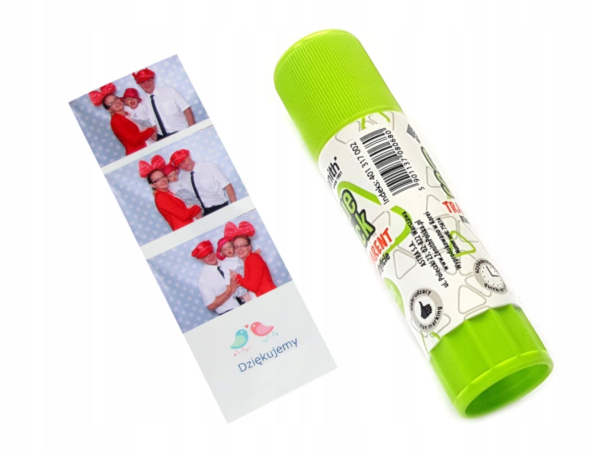 Mocny Klej w Sztyfcie I Do Zdjęć z Instaxa Polaroida FOTOBUDKI I Do ALBUMU Kod producenta klej do zdjęć