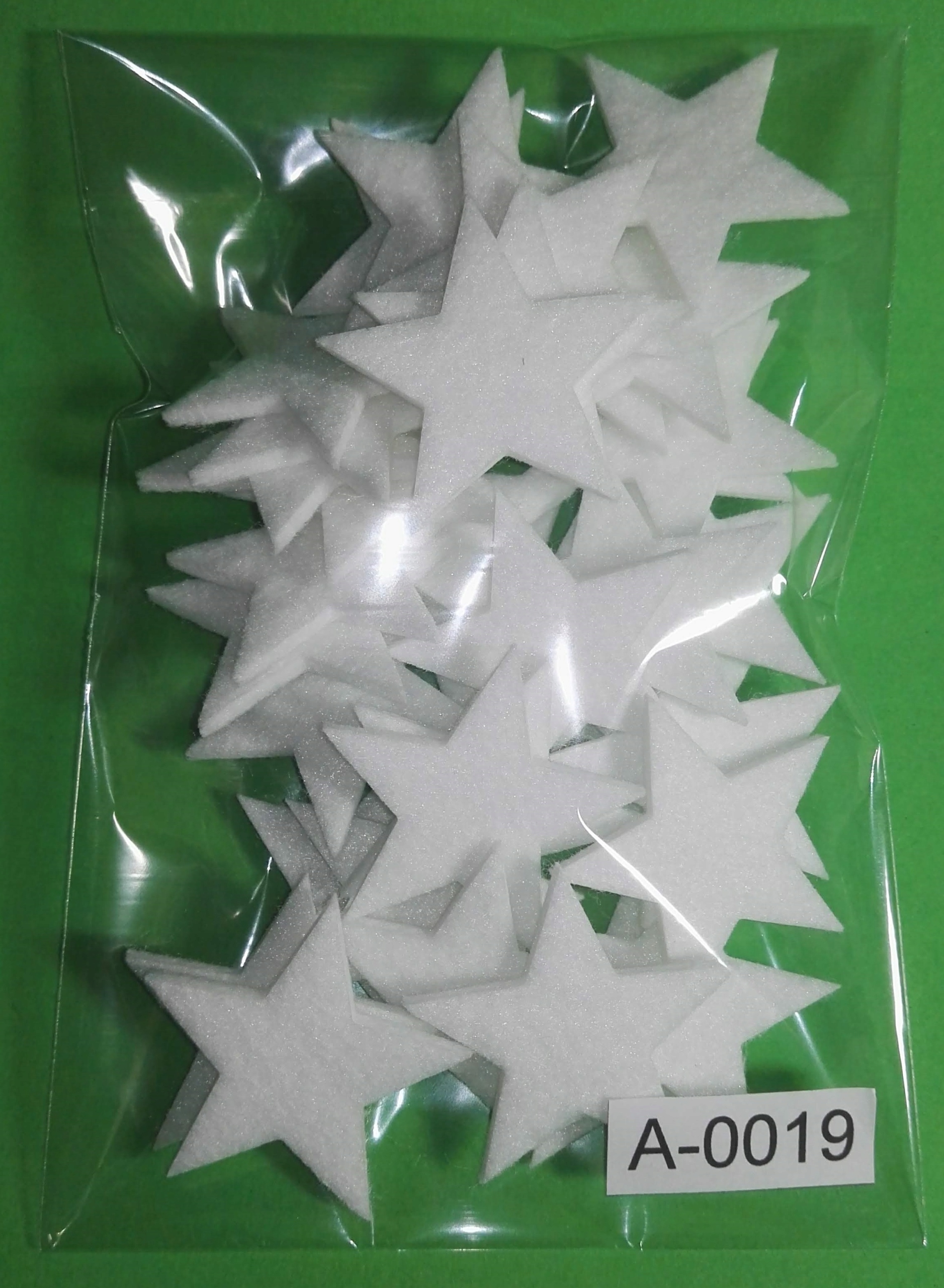 

Ozdoby świąteczne, gwiazdki z filcu, śnieg, 36 szt