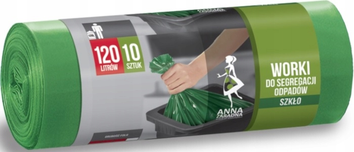 

Worki na śmieci Anna Z 120 l x 10 szt zielone