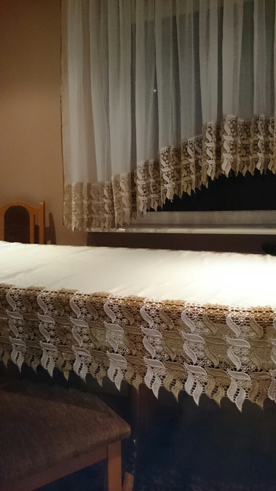 GIPIURA KORONKA 8 cm BIAŁA wzór 3950 Marka inna