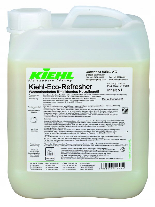 

Kiehl Eco Refresher olej do podłóg drewnianych 5L