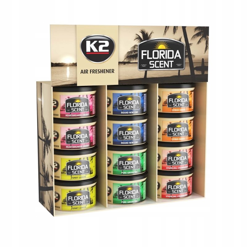 vôňa K2 Florida Scent 12ks MIX, 6 druhov