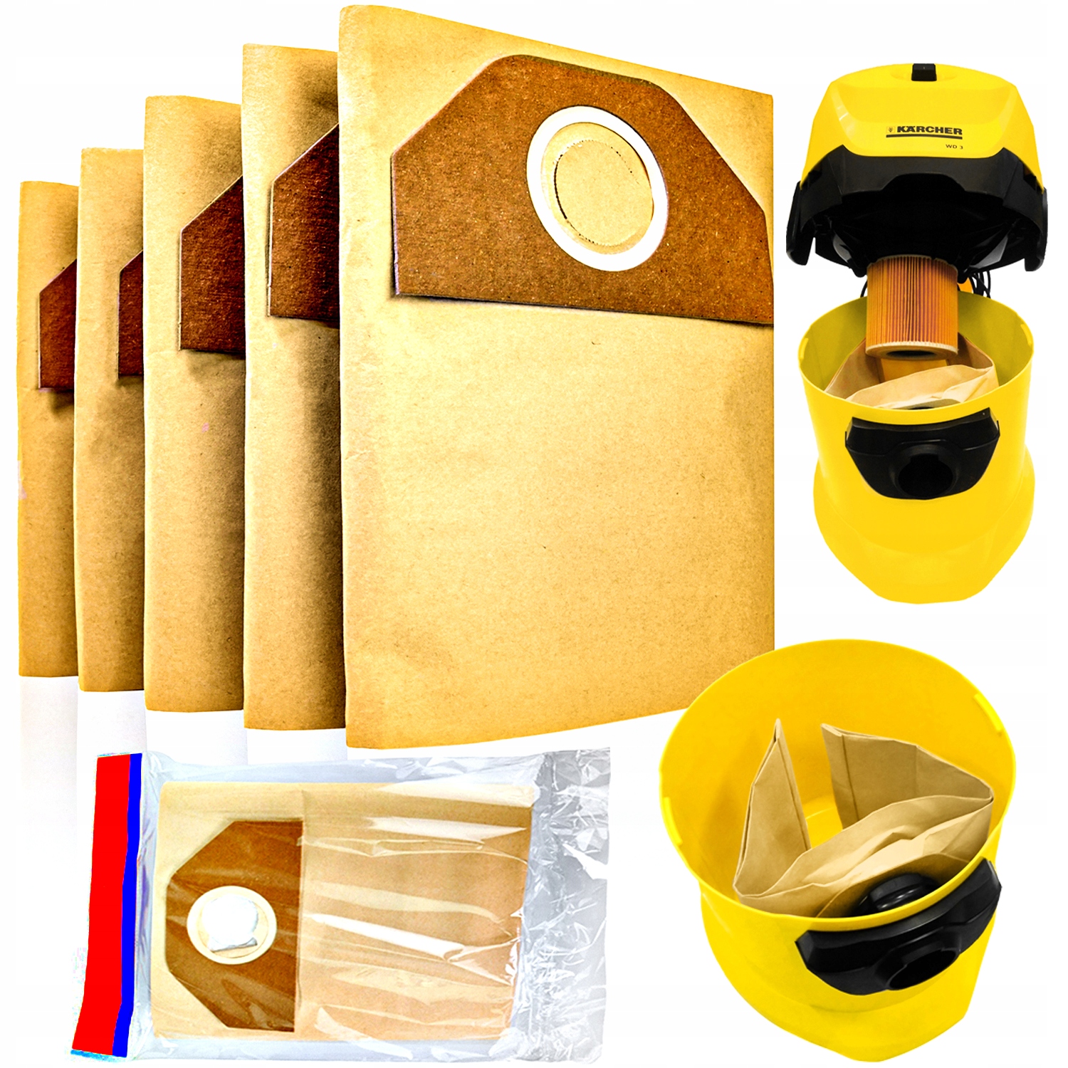 

Worki Do Odkurzacza Karcher MV WD3 200 Se 4001 XL