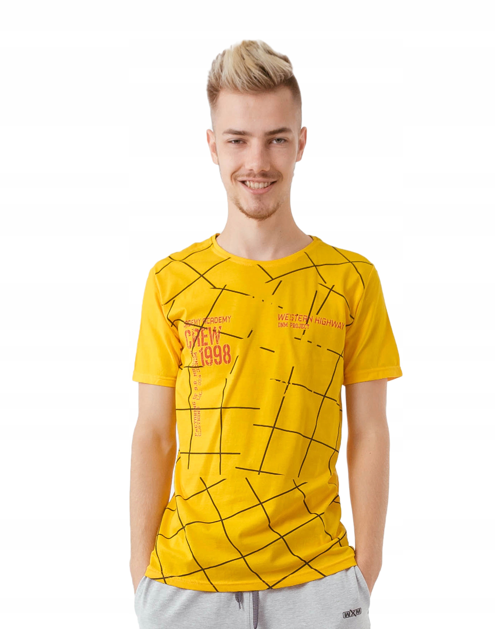 

Koszulka Podkoszulek Męski T-shirt Top KM09-17 XL