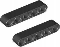 4You LEGO -Technic 32316 LIFTARM 1X5 CZARNY (2szt)