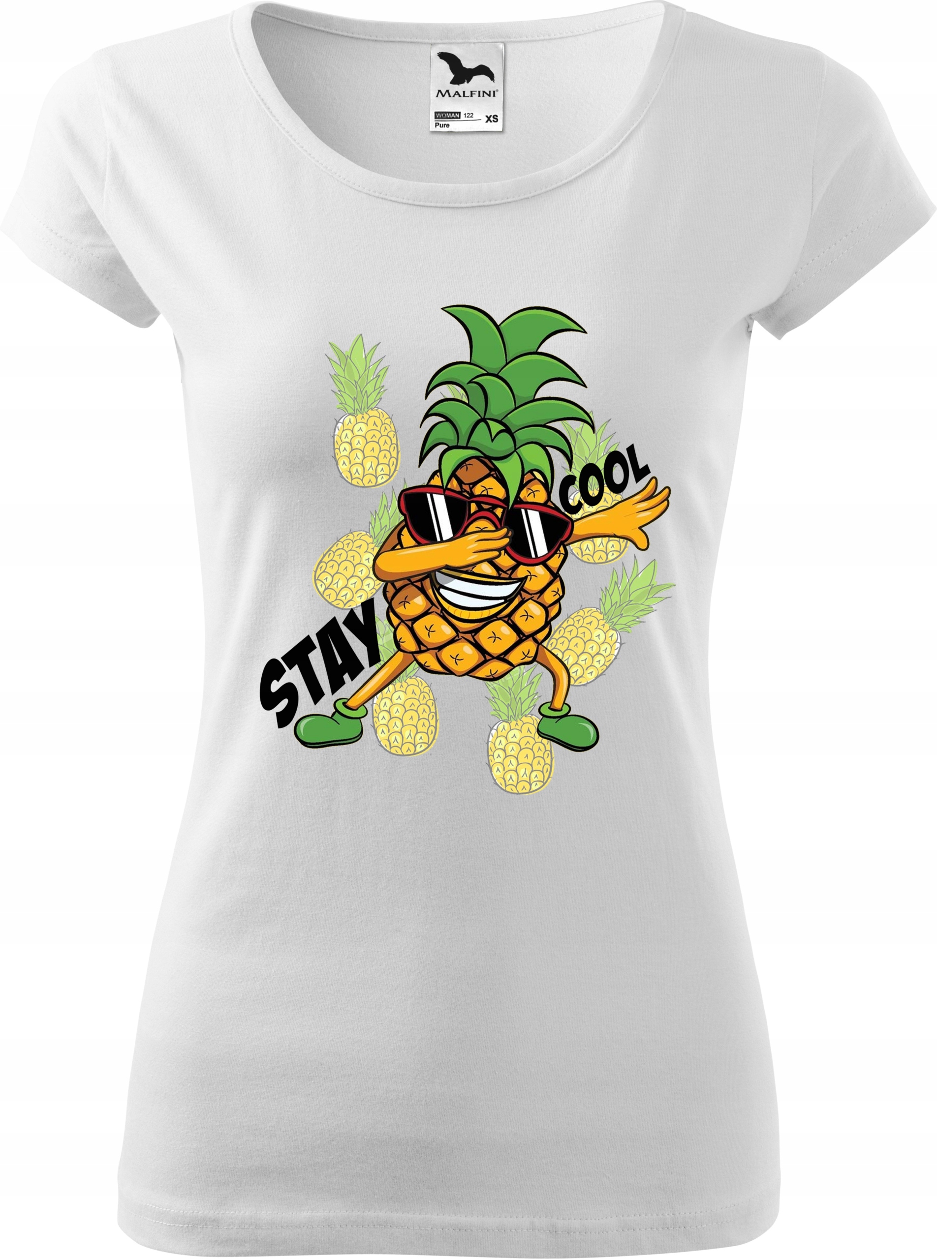 

Koszulka z nadrukiem Ananas damska biała XXL v3