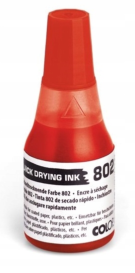 Tusz COLOP pieczątka flash szybkoschnący czerwony