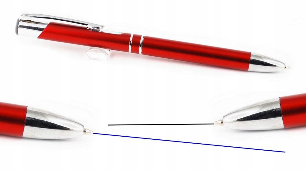 

Długopis Metal 2-KOLOROWY Wkład Niebieski I Czar