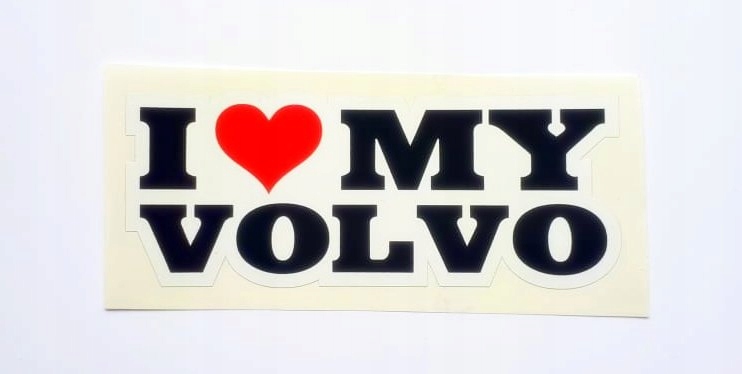 

Naklejka I Love My Volvo
