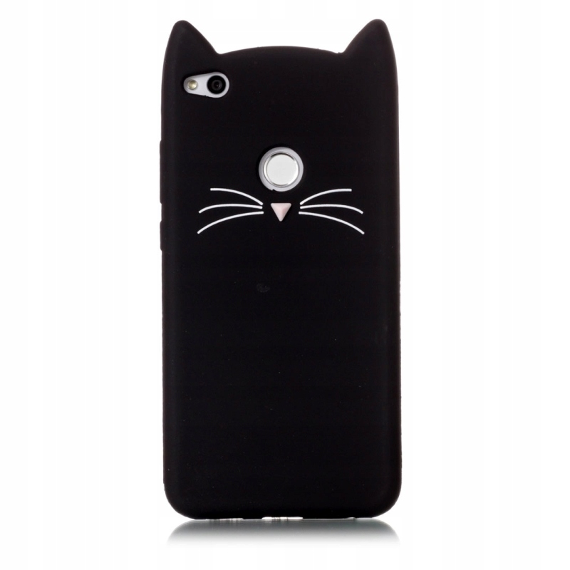 

Etui Case do Huawei P20 Lite Kot 3D z Uszami Wąsy