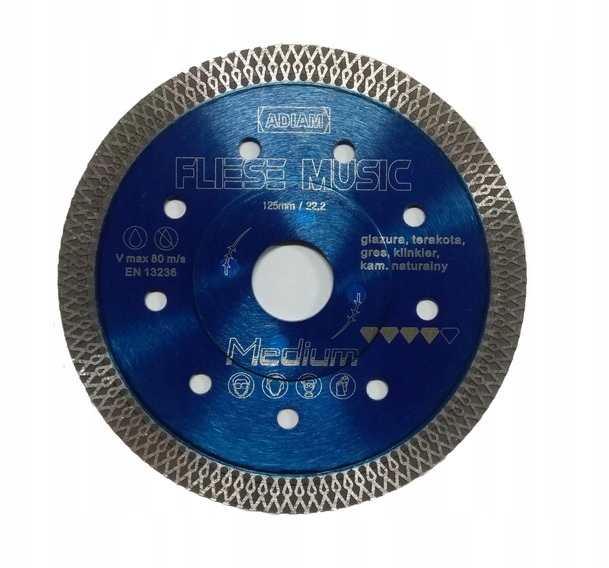 

Tarcza Diamentowa Adiam Fliese Music 125mm Dobra
