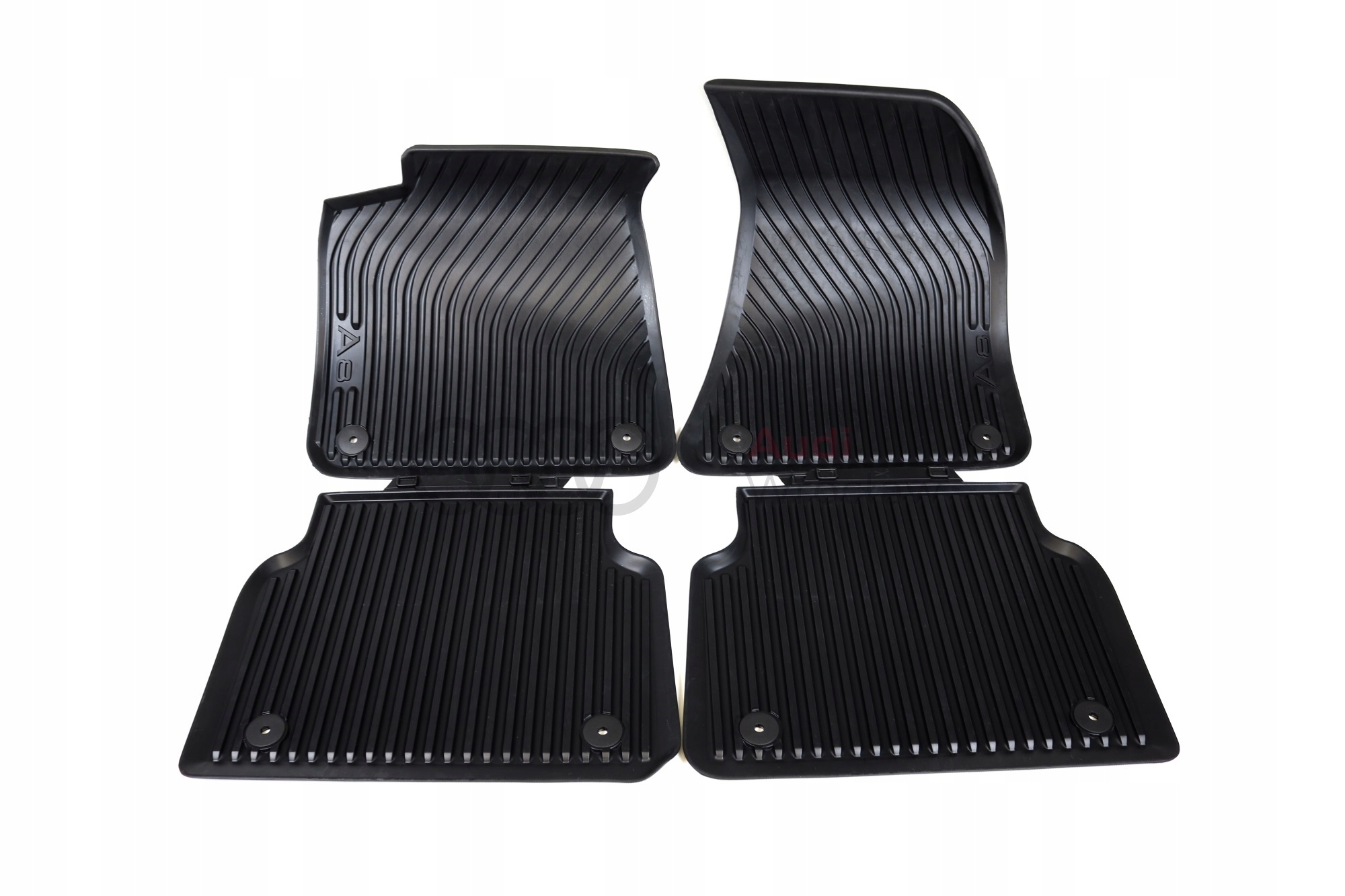 DYWANIKI GUMOWE PRZÓD TYŁ AUDI A8 D4 KOMPLET ORYGINAŁ ASO JAKOŚĆ PREMIUM