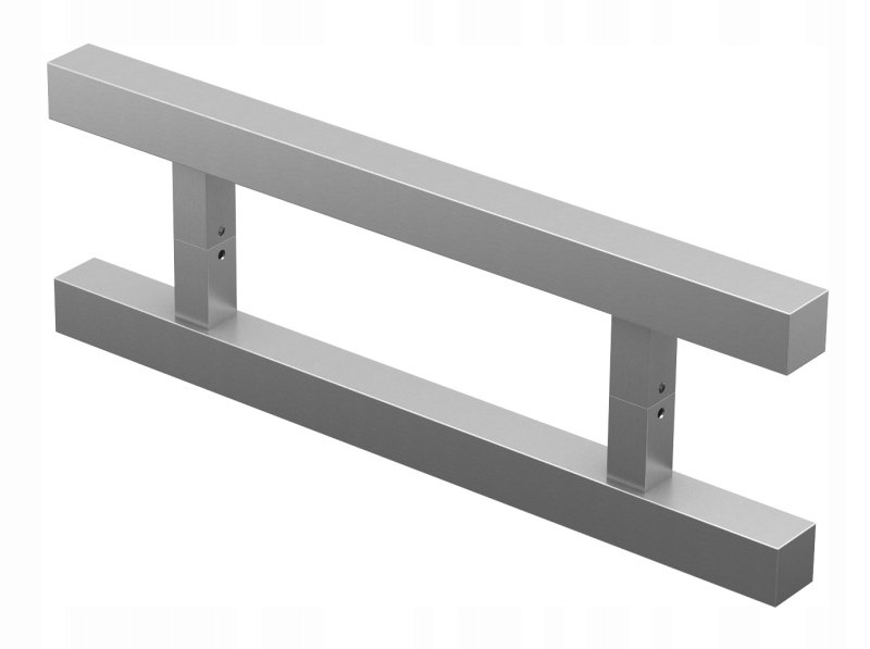 

Pochwyt dwustronny drzwi Inox L-800 Kwadratowy