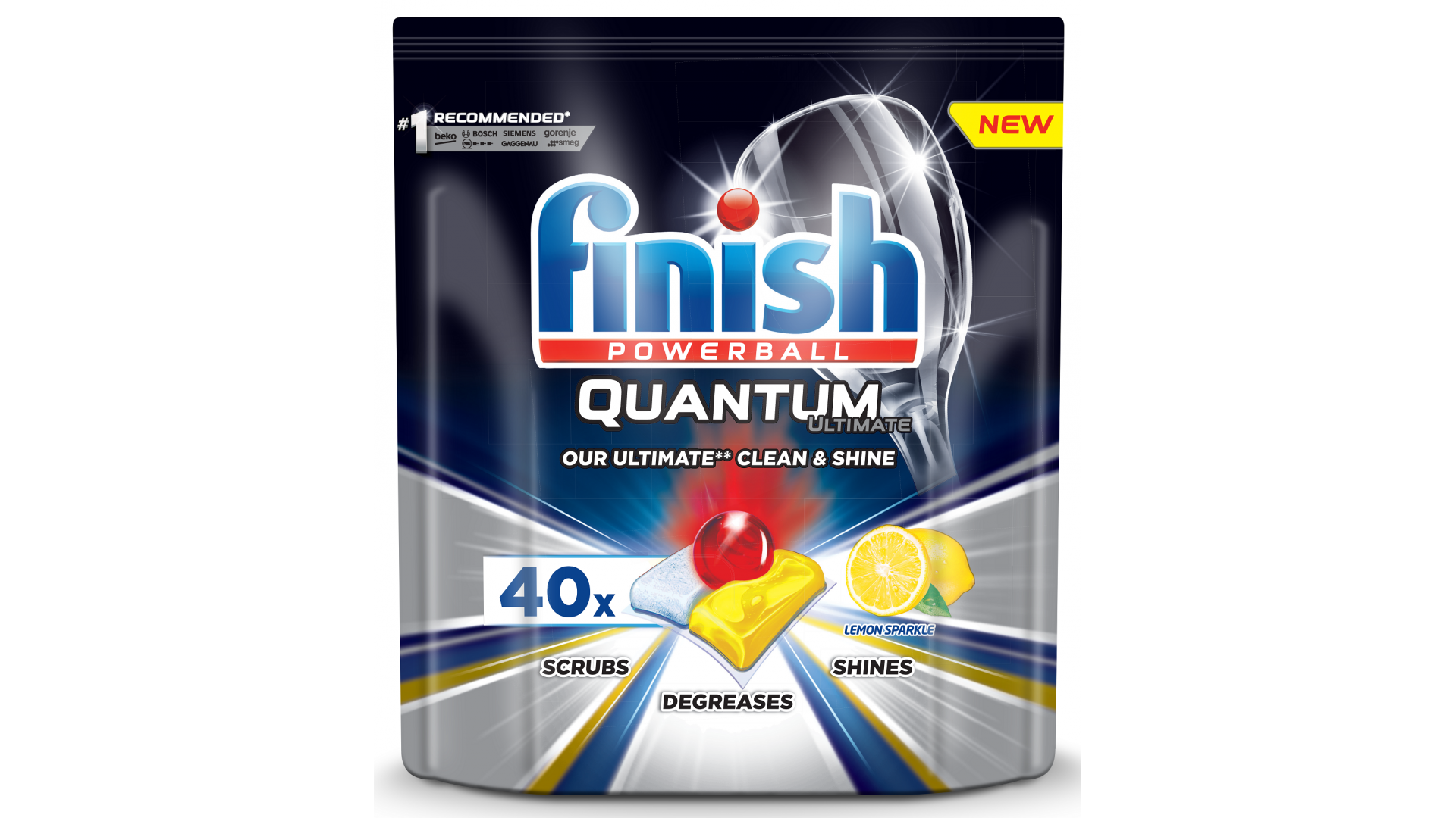 Levně Finish N 40KS Quantum Ultimate Lemon TABL./3279030