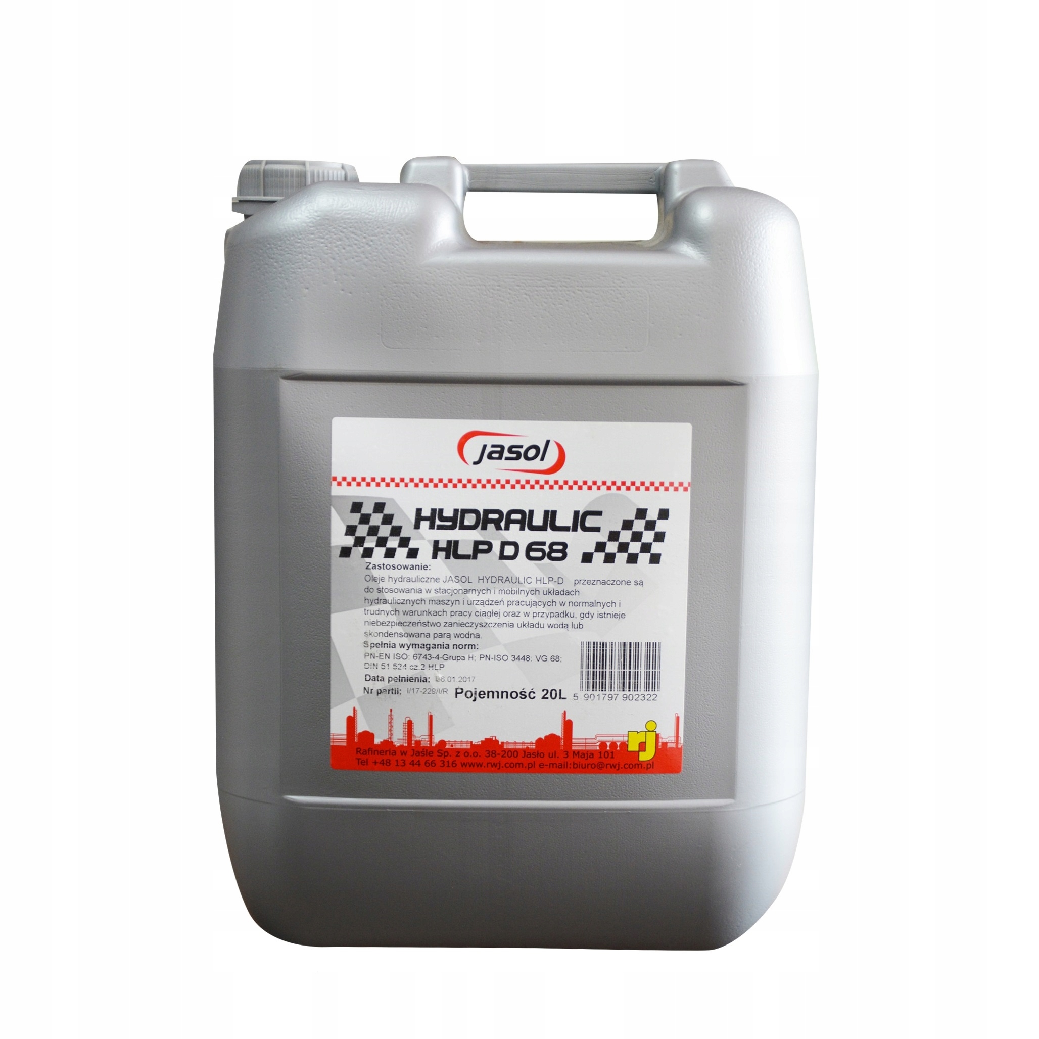 Гидравлическое масло JASOL HLP-D 68 - - 20 литров