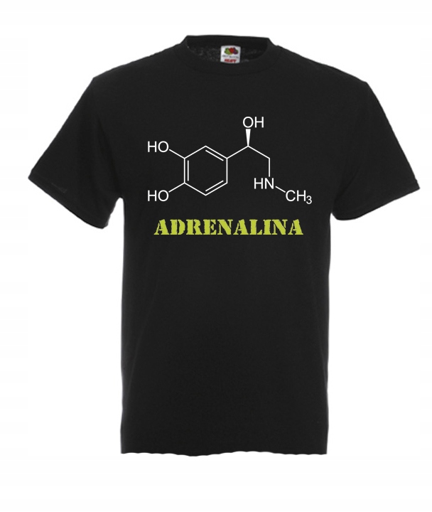 

XL Koszulka Męska Adrenalina Sport Chemia Wzór