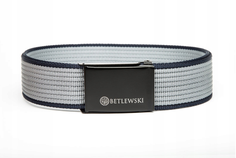 

Pasek Szary Betlewski Parciany 115CM Z Klamrą