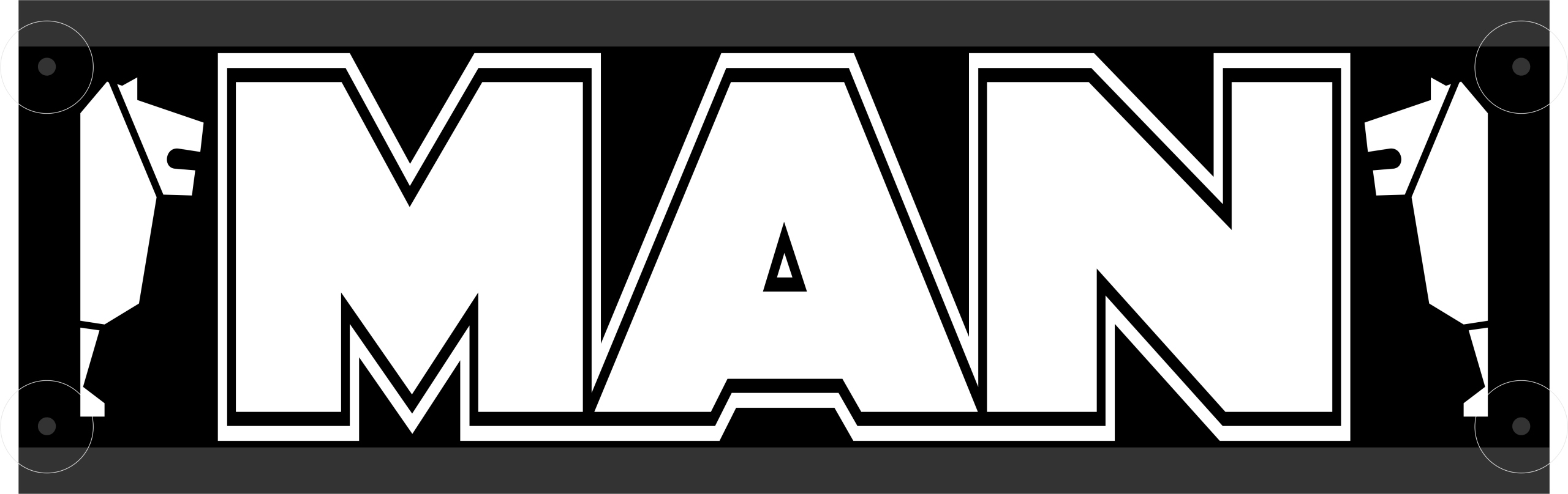 LED MAN 50x16 LED name board + FREE