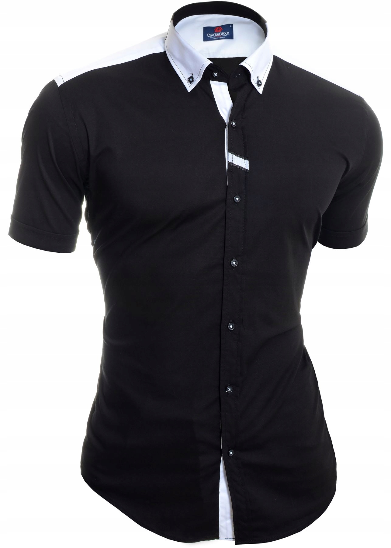 Košile Elegantní Cipo Baxx Svatba Dárek Svaté Přijímání