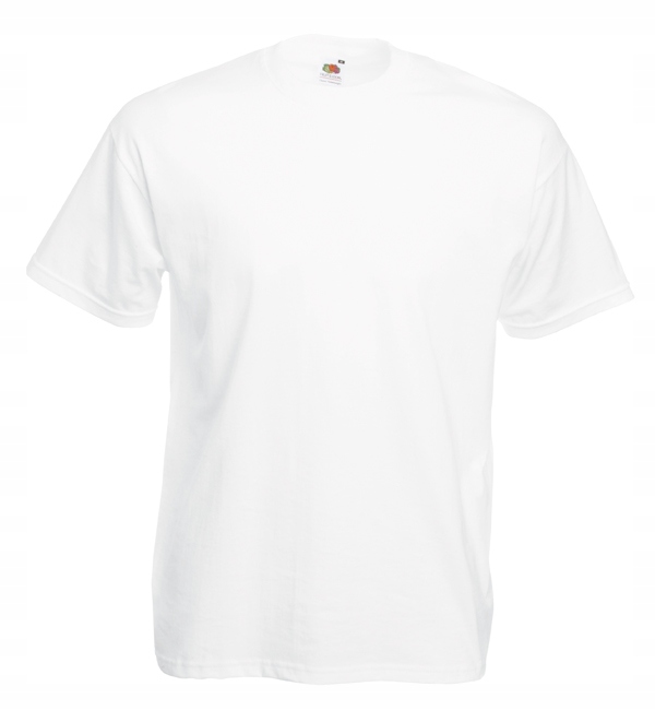 T-SHIRT ФУТБОЛКА ОДЕЖДА FRUIT OF THE LOOM, БЕЛАЯ