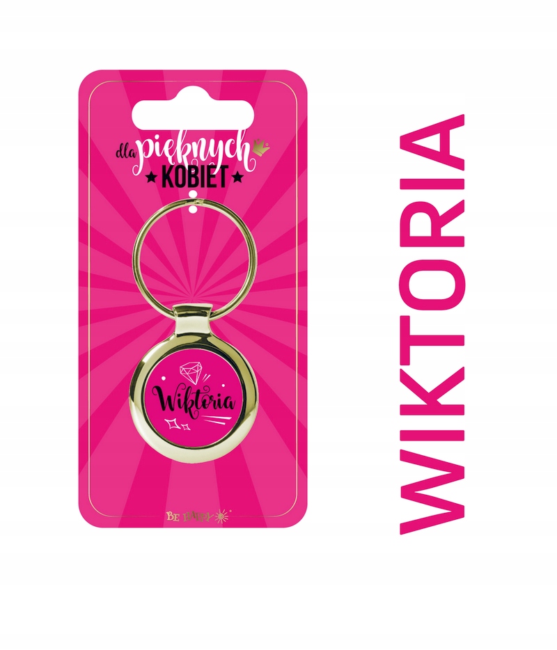 

Brelok metalowy "wiktoria"