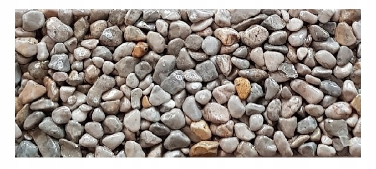 Kamenná mramorová drť koberec 4-8 mm Occhialino 25 kg