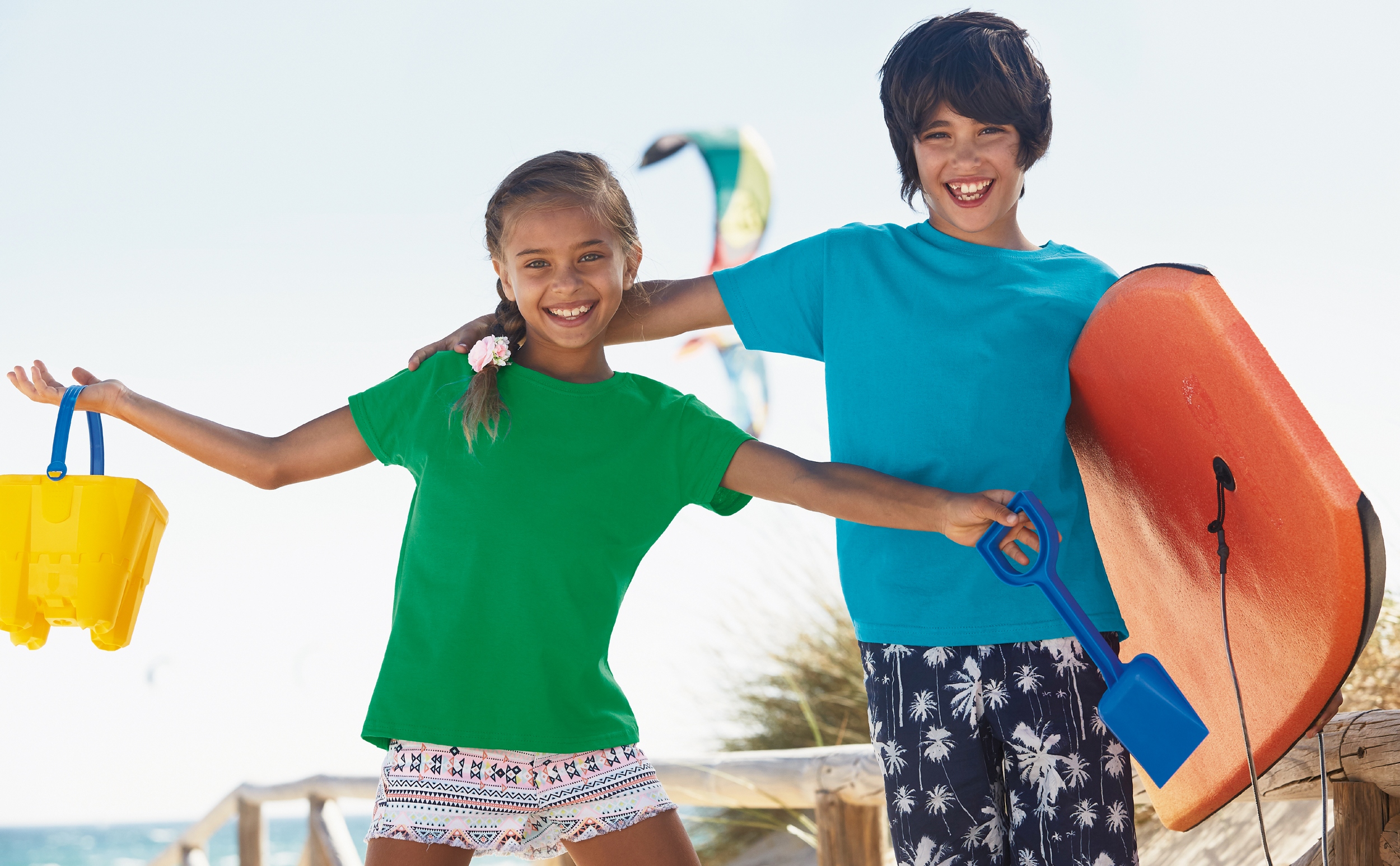 FRUIT OF THE LOOM DZIECIĘCA koszulka T-SHIRT 128 Płeć Chłopcy Dziewczynki