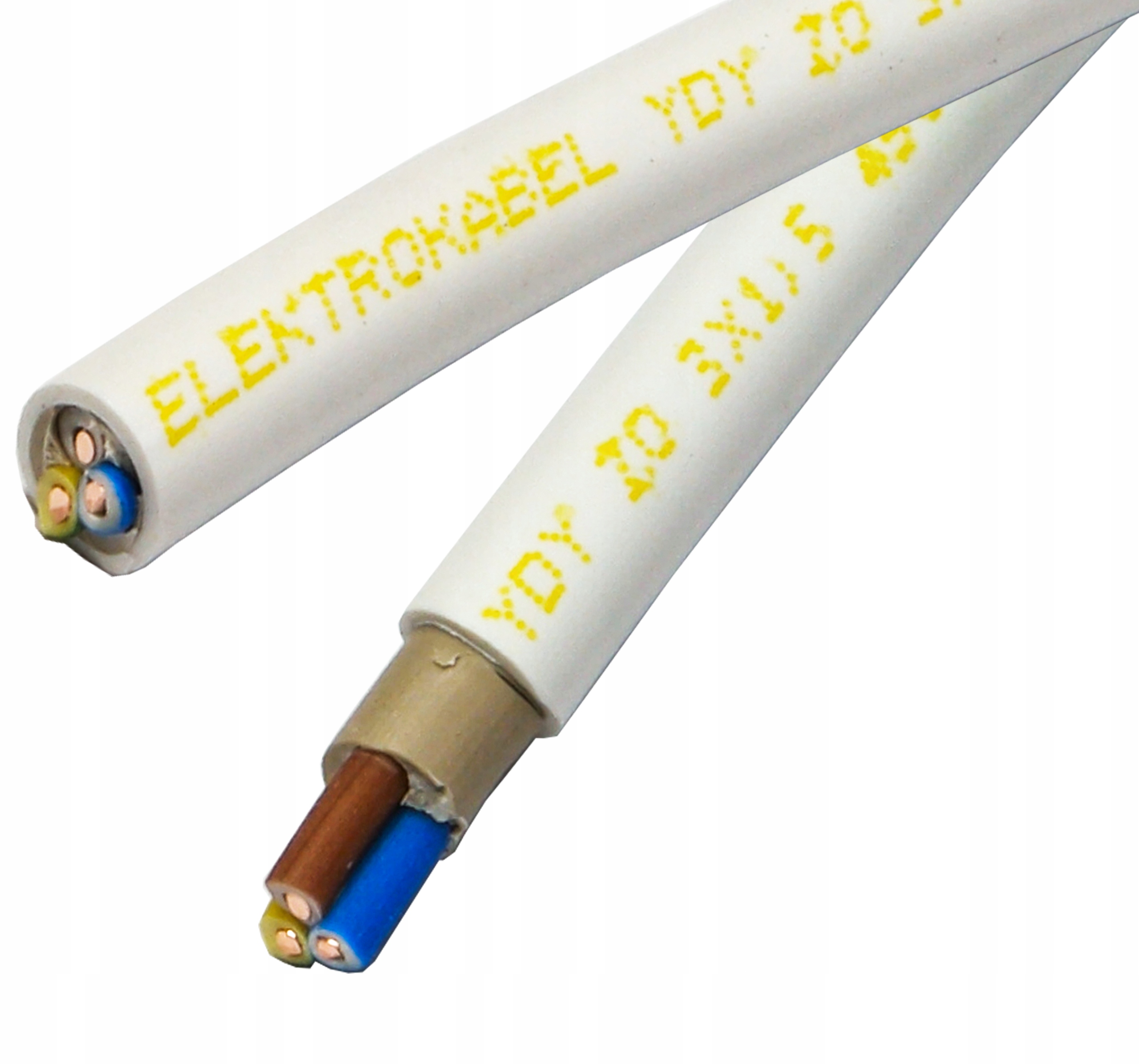 

Przewód Ydy 3x1,5mm 450 750V drut Cu Bębnowy