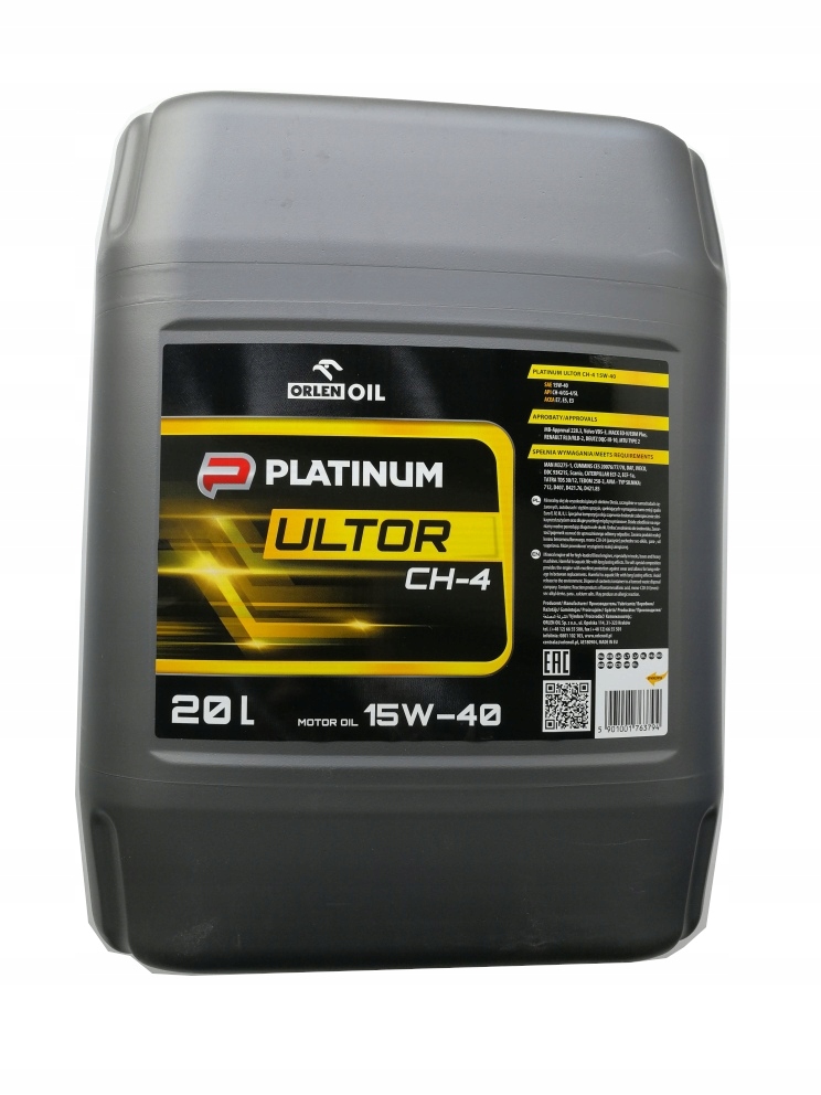 PLATINUM ULTOR CH-4 15W/40 op.20L