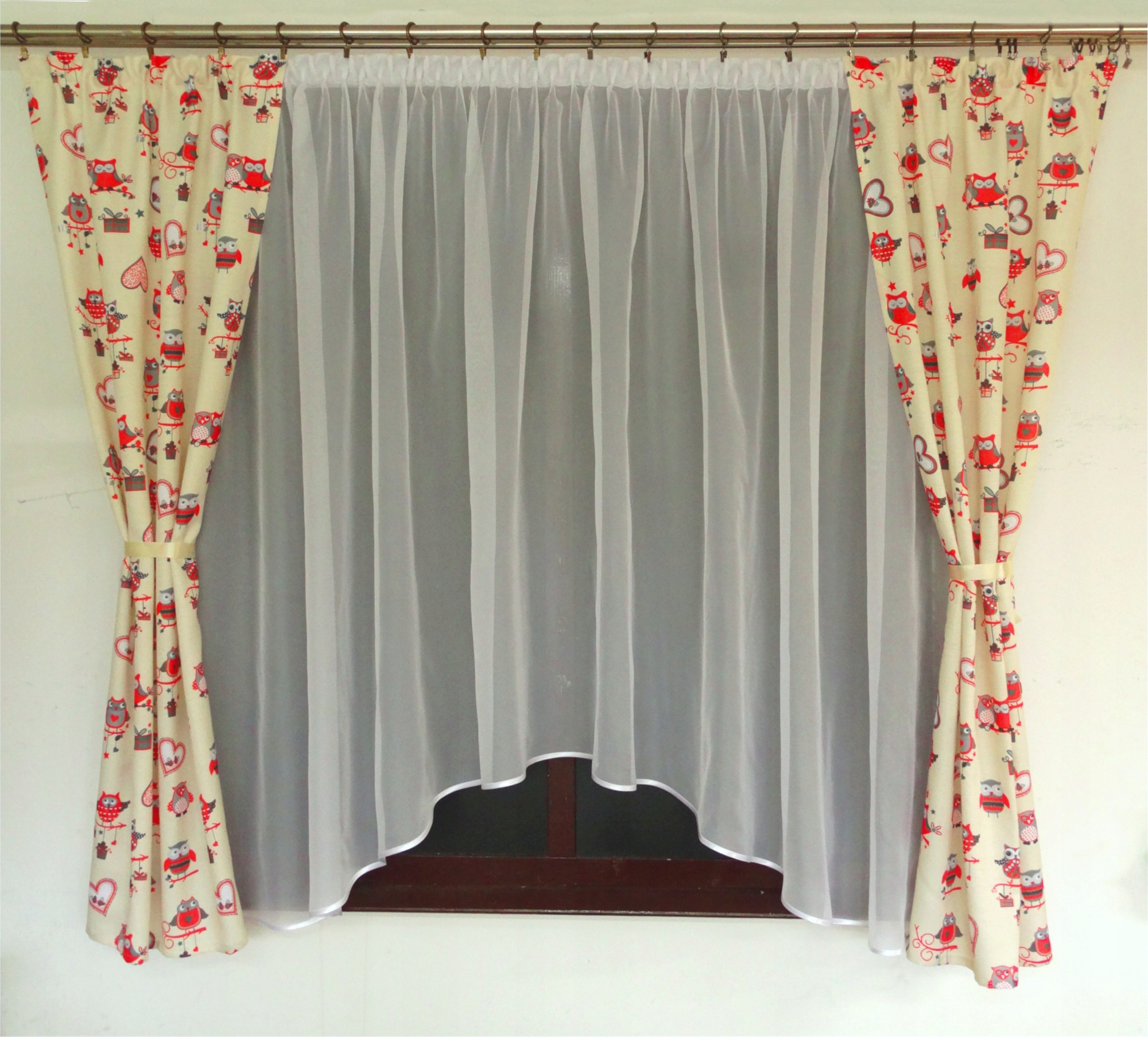 МГ в КОМПЛ ШТОРНЫЙ ВУАЛЬ + ШТОРЫ совки КРАСНЫЙ НОВЫЙ