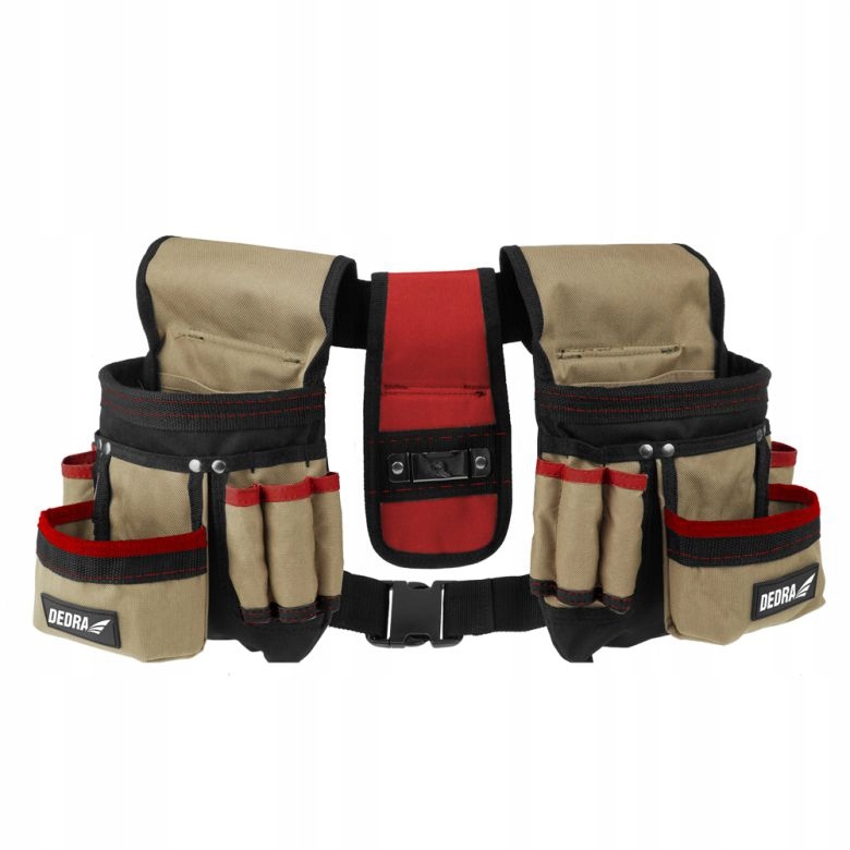 DEDRA Pas Monterski Mocny Pas Narzędziowy 16 kiesz