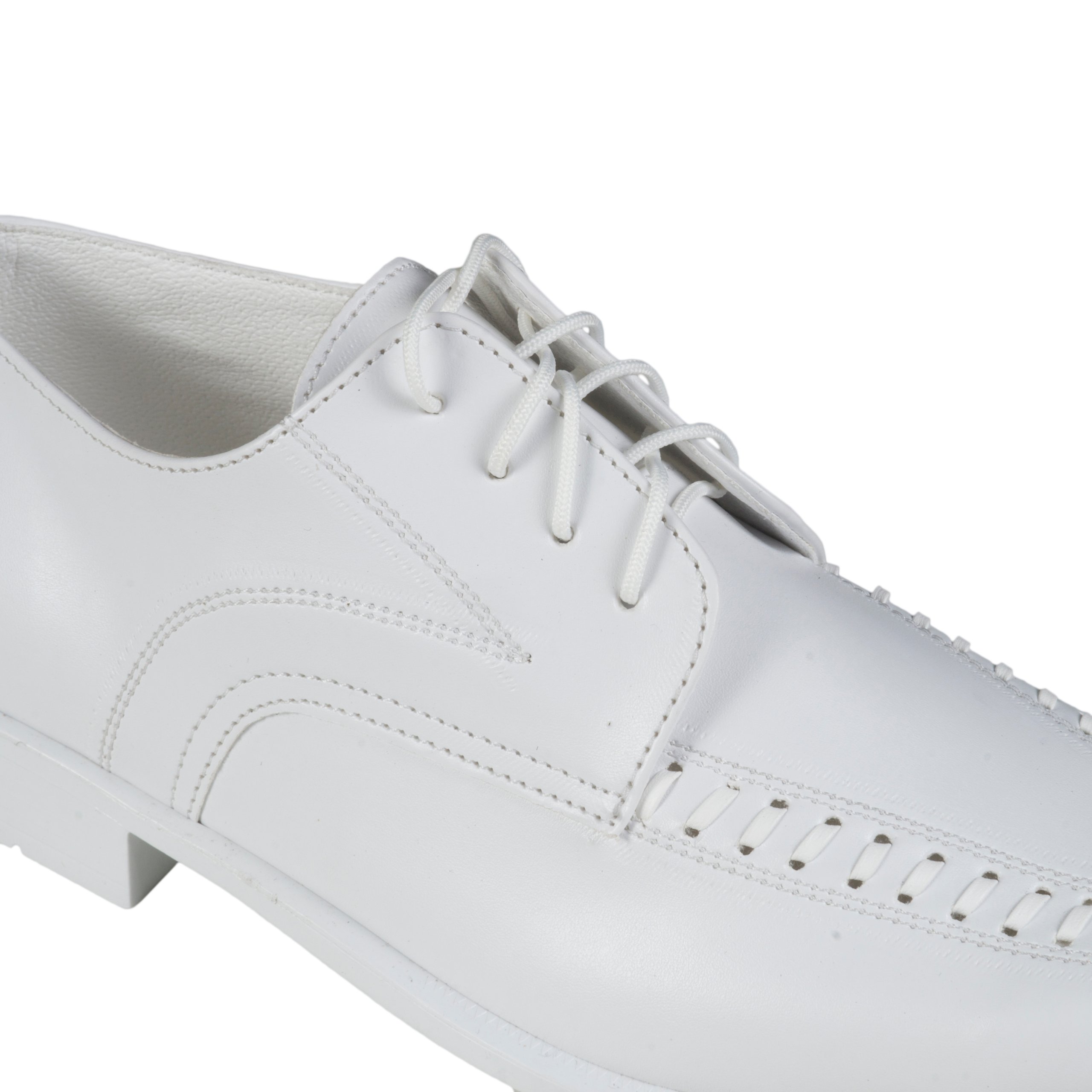 BUTY KOMUNIJNE chłopięce BIAŁE półbut POLSKIE 32 Rozmiar 32